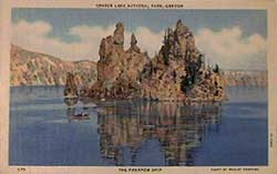postcard of Phantom Ship