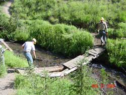 old footbridge